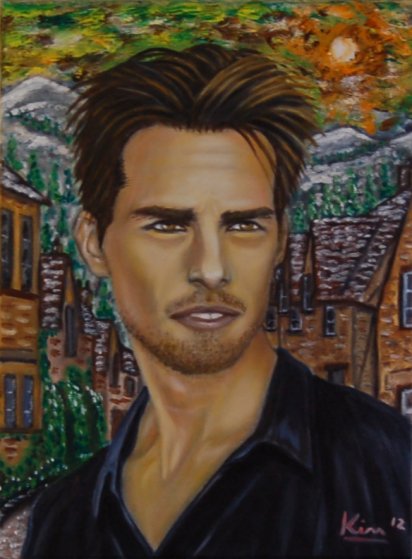 Oil Painting > Tin Can > Tom Cruise